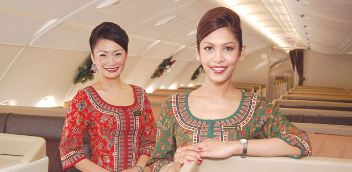 Singapore Airlines cabin crew: the advertising and marketing campaigns of the Singapore Girl have become a hallmark of the carrieru2019s corporate image a