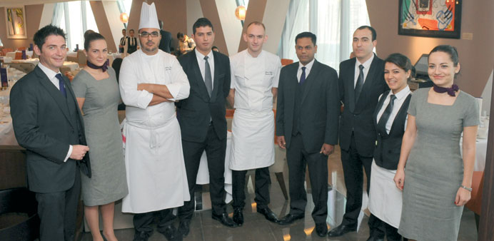Collins and other team members of La Varenne. PICTURE: Jayan Orma