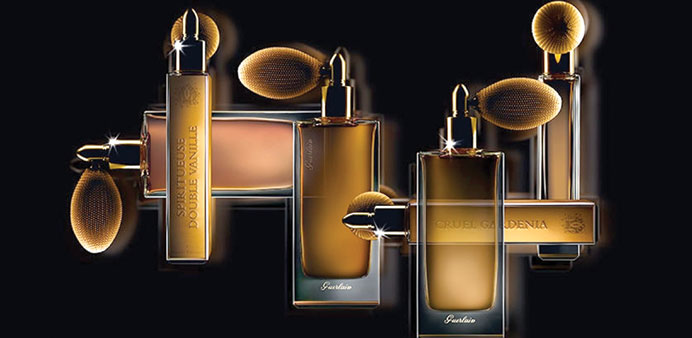 LUXURY: The new luxurious line of perfumes. 