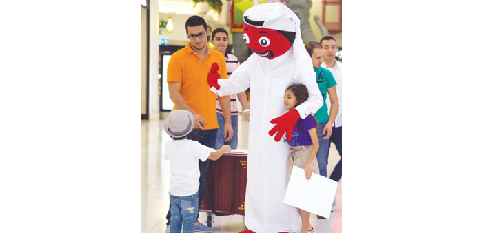 Ooredoou2019s Alrabaa mascots will take part in the event.