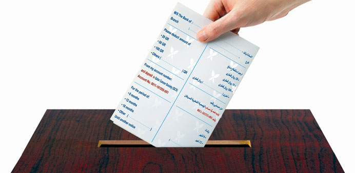 QCS has various donation methods to help needy patients.