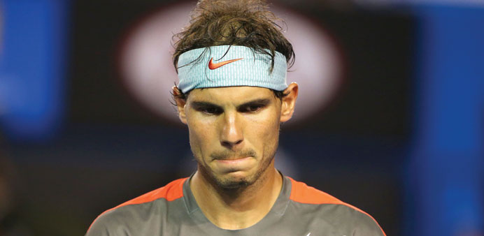 Rafael Nadal sustained wrist injury in practice last month.