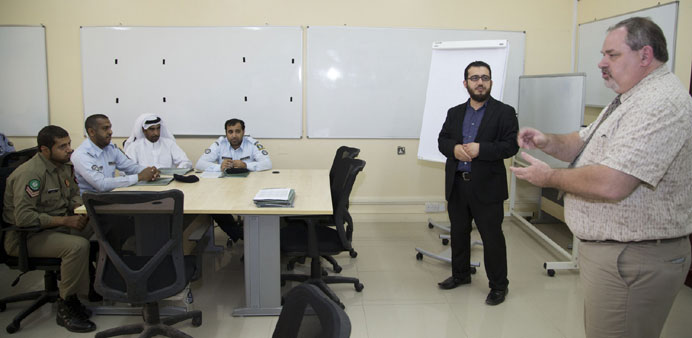   A workshop in progress.
