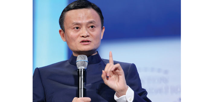 Ma: Expanding business empire.