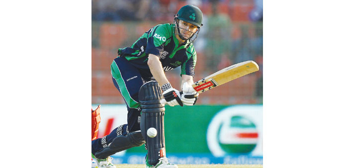 Ireland skipper William Porterfield made 33 not out.