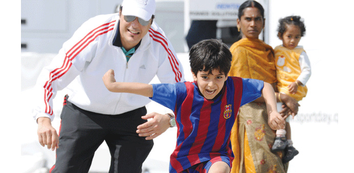 Children will have a great time during National Sport Day activities.