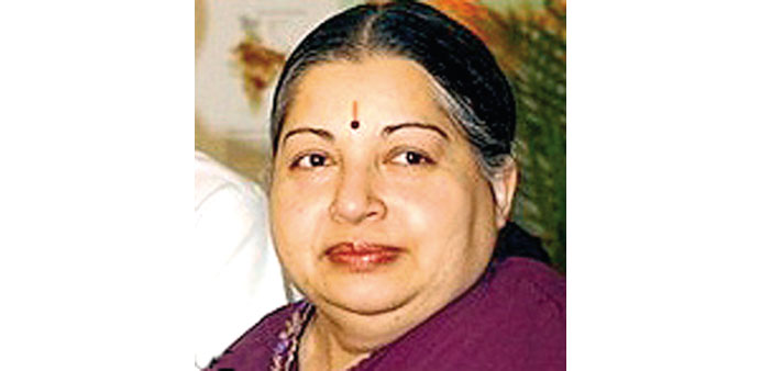J Jayalalithaa
