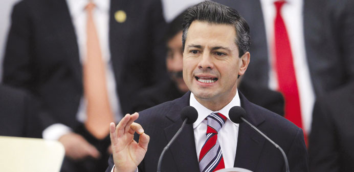 Mexican President  Enrique Pena Nieto 
