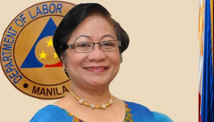 Philippine labour secretary Rosalinda Baldoz