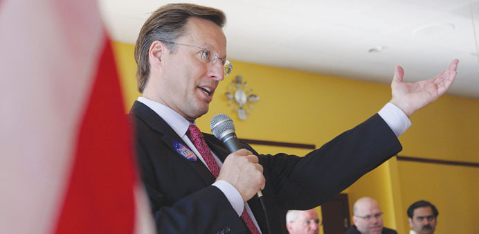 College economics professor and Republican candidate for Congress David Brat who went on to a surprise defeat of incumbent House Majority Leader Eric 