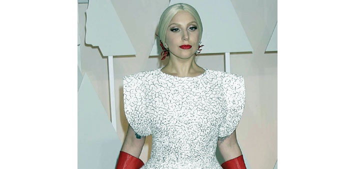 Lady Gaga: setting a trend for grey hair.
