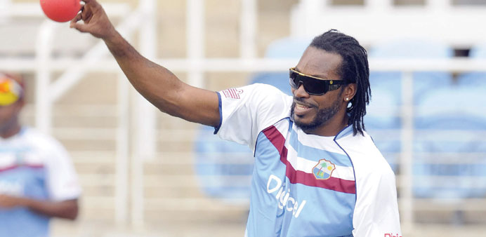 Chris Gayle will become just the ninth Caribbean cricketer to play 100 Tests. (WICB)