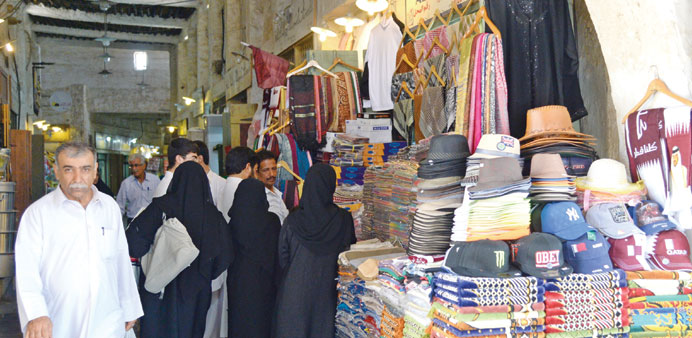 A view of the Iranian souq.