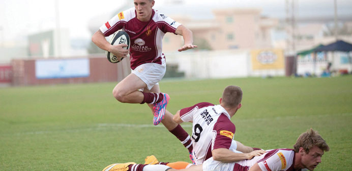 Action from Doha RFC 7s tournament.