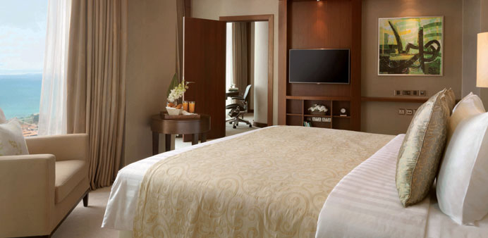 Shangri-La Hotel Dohau2019s Executive Suite.