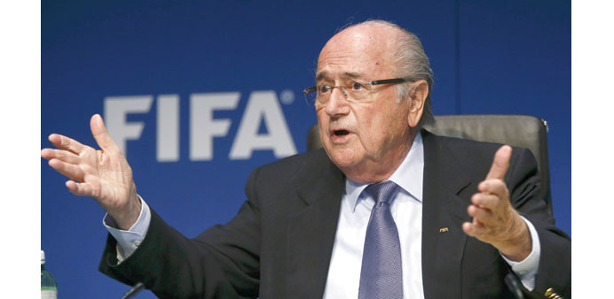  Blatter: pledge