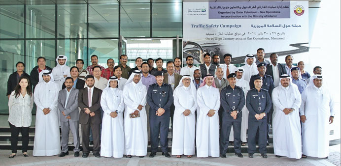 The participants together with QP and MoI officials