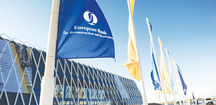 The EBRD says that the likelihood had decreased of a worsening eurozone crisis but was still a risk to the forecasts.