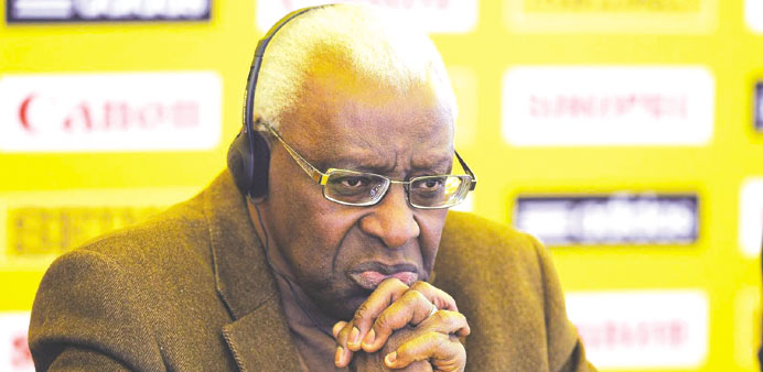  IAAF president Lamine Diack