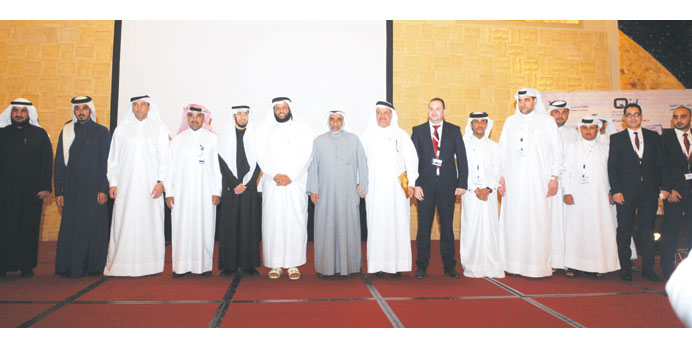 Course facilitators and lecturers at the ceremony yesterday.