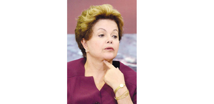 Rousseff: rating plummets