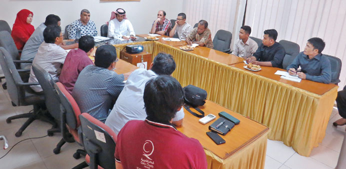 Qatar Charity and Indonesian officials holding talks.