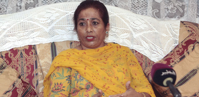 Maya Kumari Sharma: The envoy claims she has helped Nepalese labourers earn more salaries.