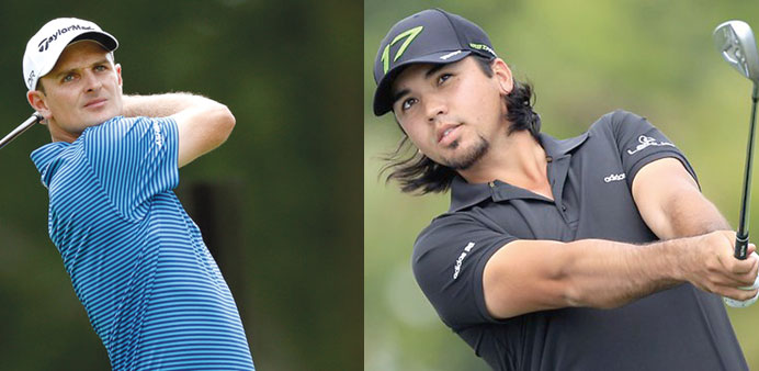 HOPEFULS: Justin Rose (left) and Jason Day.