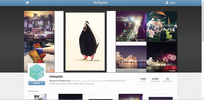 The MIA Instagram page @miaqatar. 