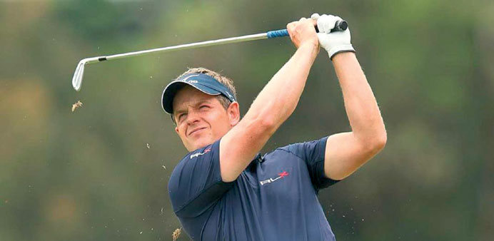 Luke Donald is scheduled to tee off with Australian Adam Scott and Northern Irishman Graeme McDowell in the opening round at Riviera