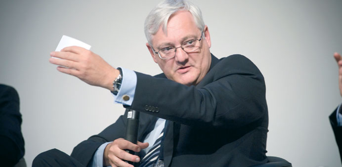 Voser announced his surprise decision three weeks ago to step down in the first half of 2014.
