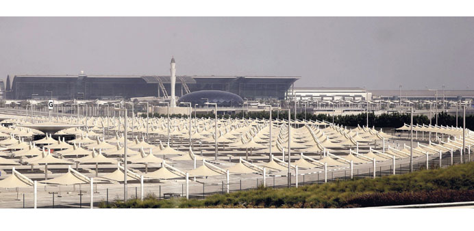 The Hamad International Airport: the entire complex will cover an area of 28sq km.