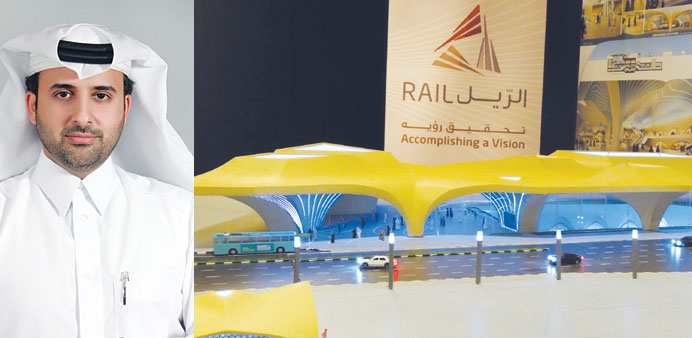 The final design of the Doha Metro stations. INSET:Abdulla Abdul Aziz al-Subai, managing director, Qatar Rail