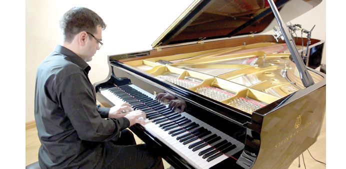 TALENTED: Pianist Ozgur Mert Esen has a distinct playing style. 