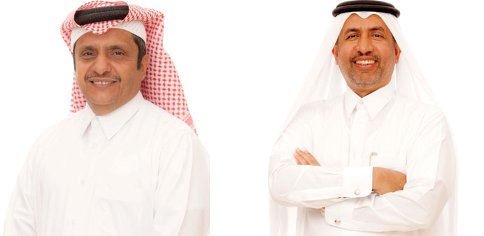 Sheikh Ali (left) and al-Hetmi: Hoping to maintain the momentum.