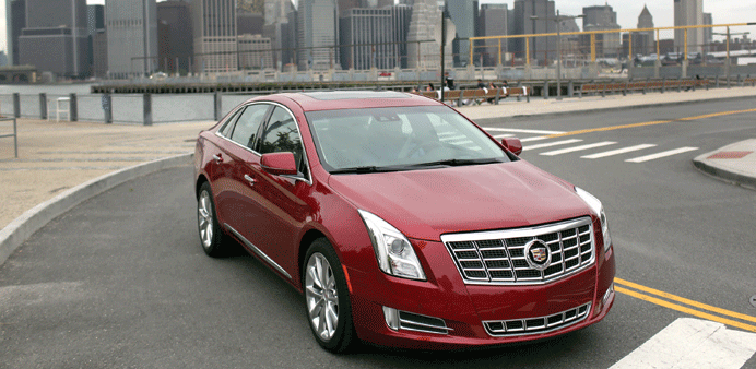 The 2013 Cadillac XTS shares a platform with the Buick LaCrosse. 