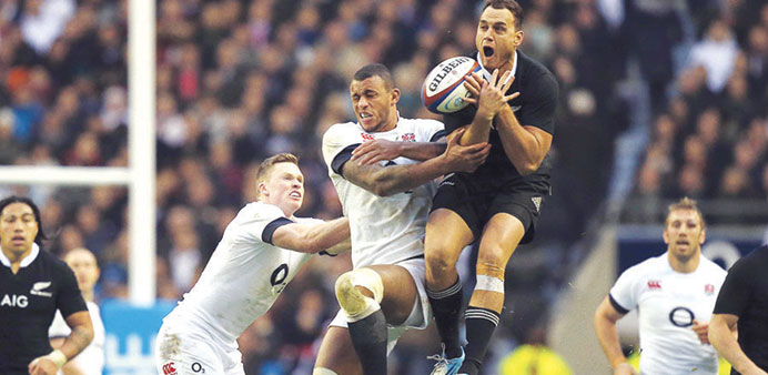 Israel Dagg (right) will become the first Hawkeu2019s Bay player to appear in an All Blacksu2019 Test at McLean Park in Napier.