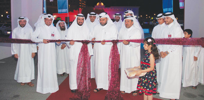Al-Kuwari inaugurating the Al-Baraha programme at The Pearl-Qatar on Friday evening