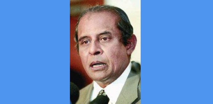 Law and Order Minister Tilak Marapana ... under intense pressure 