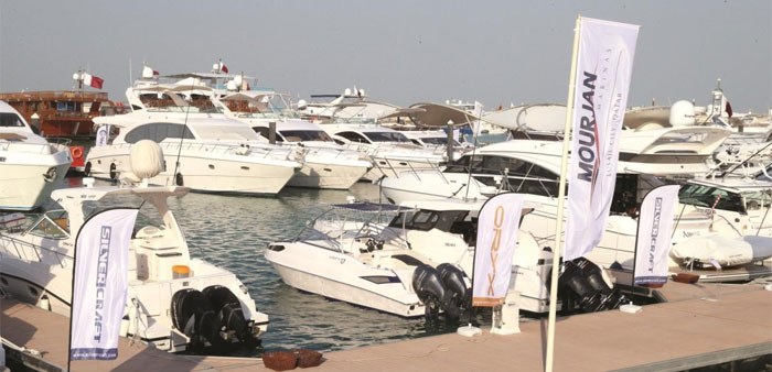 Yachts berthed at Mourjan Marinas in Lusail City (file picture).