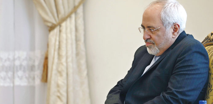 Iranian Foreign Minister Mohamed Javad Zarif.