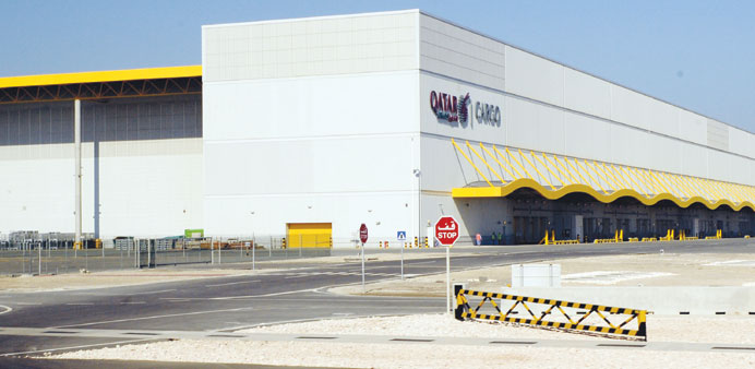 The new cargo terminal at the Hamad International Airport.