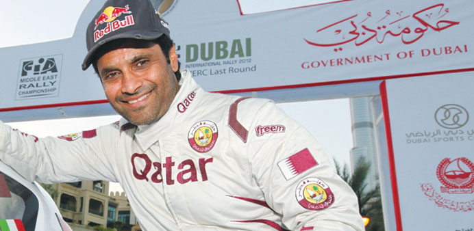 Al-Attiyah enters his Qatar Rally Team buggy which made such an impact on its competitive debut in the Dakar Rally in South America two months ago.