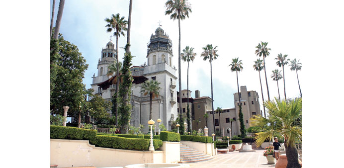 A CASTLE IN AMERICA: The towers on the main building at the Hearst Castle were modelled after towers on a church in Ronda, Spain.