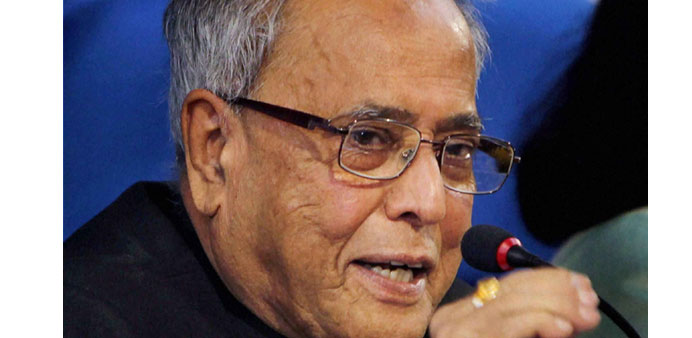 President Pranab Mukherjee