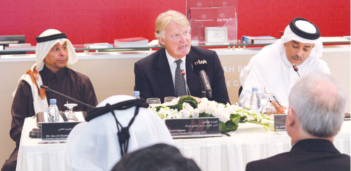 Officials at the agreement-signing ceremony.