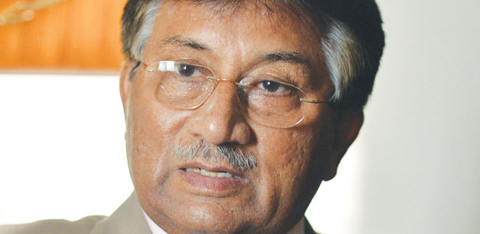 Pervez Musharraf ...Under a two-week house arrest