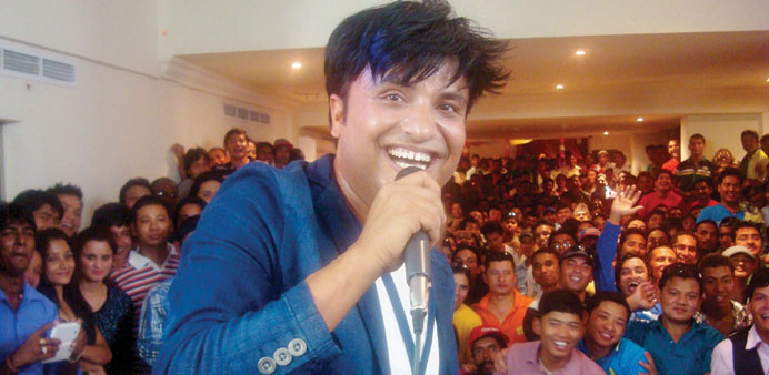 POPULAR DEMAND: Hemanta Sharma performed a number of his popular songs.
