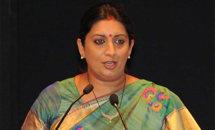 Federal Education Minister Smriti Irani
