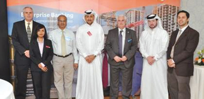 Officials and dignitaries at the event.